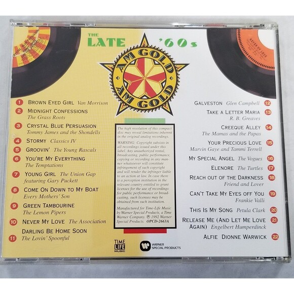 AM Gold The late 60's cd - Picture 2 of 7